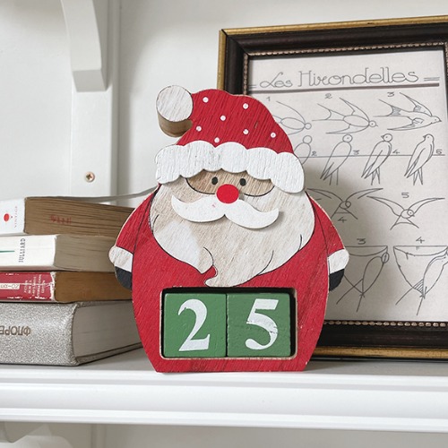 Wood Santa Calendar 우드산타캘린더