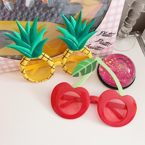 Cherry &amp; Pineapple Glasses 체리&amp;파인애플안경
