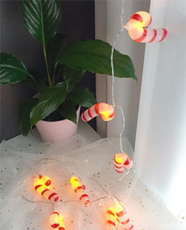 Aloha Candycane String Lamp 캔디케인스트링램프