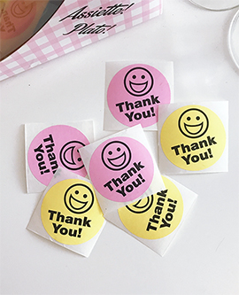Big Thank You! Smile Sticker (6ea)