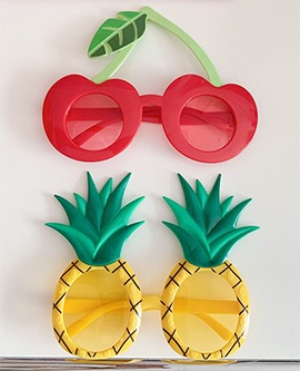 [재입고]Cherry &amp; Pineapple Glasses 체리&amp;파인애플안경