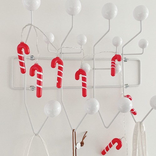 Red Candycane String Lamp 레드캔디케인스트링램프