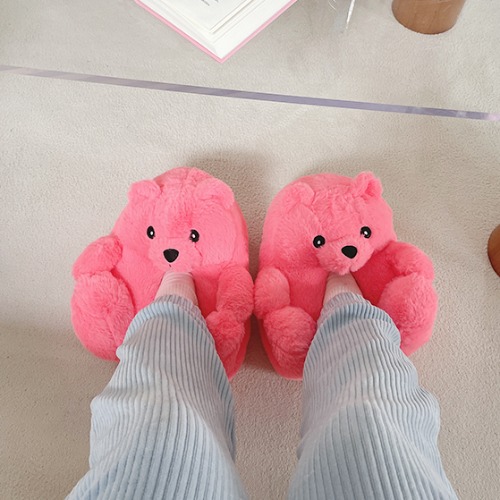 BigBig Bear Room Shoes 빅빅베어룸슈즈 - 핑크