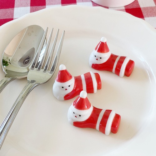 Santa Cutlery Rest 산타수저받침