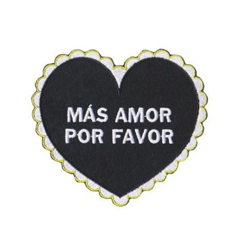 [DARLING DISTRACTION] MAS AMOR PATCH BLK