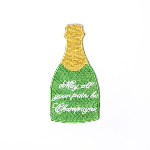 [ROSEHOUND APPAREL] MAY ALL YOUR PAIN BE CHAMPAGNE PATCH