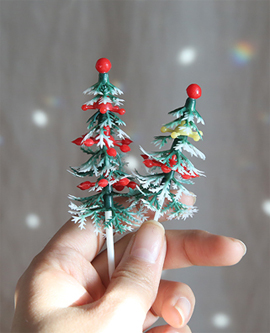 Lovely Christmas Tree Pick - 2개