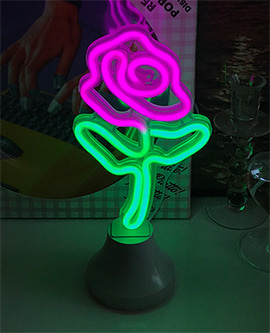 Rose Neon Lamp