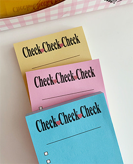 🌼ALOHA MADE🌼Check Check Check Pad 첵첵첵패드
