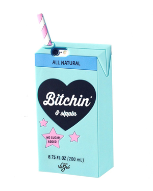 [VALFR&amp;#201;]BITCHIN &amp; SIPPIN 3D IPHONE CASE (BLUE)